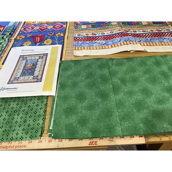Quilt Kit and Fabric " Seasons" By Christine Graf Clothworks Cotton Sewing Quilt - Picture 12 of 16